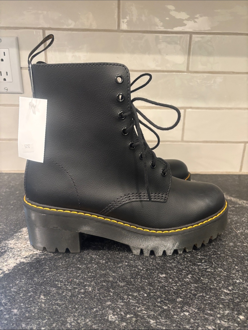 Dr. Martens Sanguine 8-Eye Heeled Leather Boots – Women’s 10 / EU 42 NEW